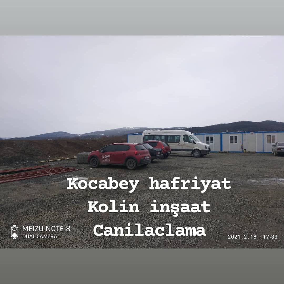 Şantiye ilaçlama çalışması