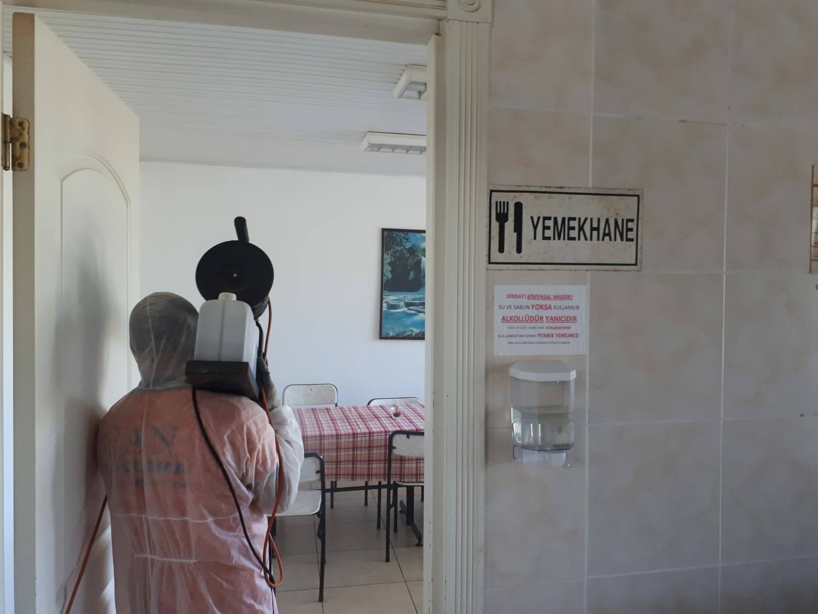 Yemekhane dezenfeksiyonu